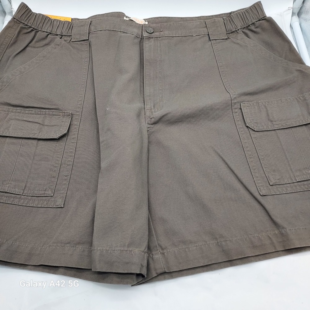 Savane Mens Hiking Shorts Brown Size 42‎ Cargo Pockets UPF 30 SWBS7083ZZ